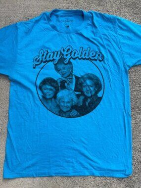 The Golden Girls Shirt Medium Blue Stay Golden Dorthy Rose Blanche Sophia